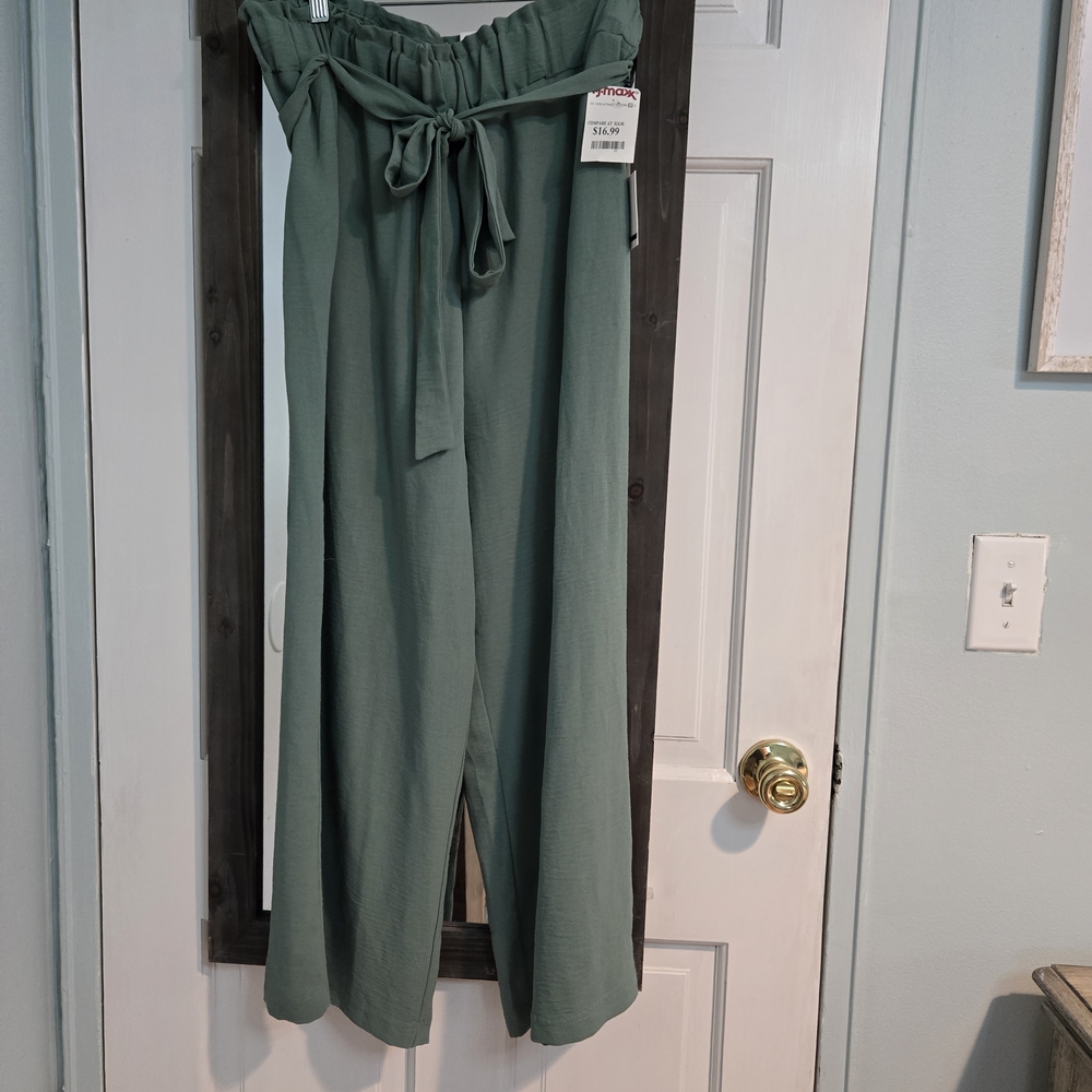 Jules & Leopold Sage Wide Leg Pants